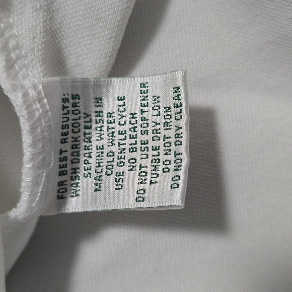 Masters Tech Mens XL Masters White Polo Shirt with Embroidered Logo - Picture 6 of 11